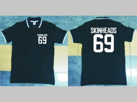 Skinheads 69 polokošela s rôznofarebným lemovaním okolo límčekov a rukávov na výber podľa vášho želania!